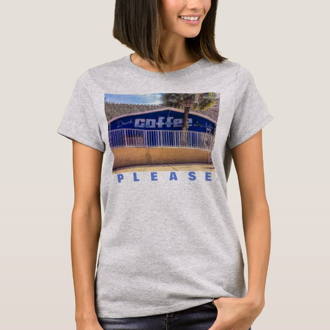 Drick COFFEE senare T Shirt (Framsida)