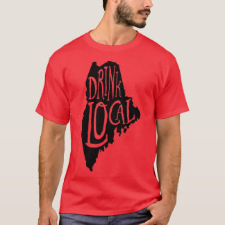 Drick det lokala motorns tillstånd konturfartyg fö t shirt