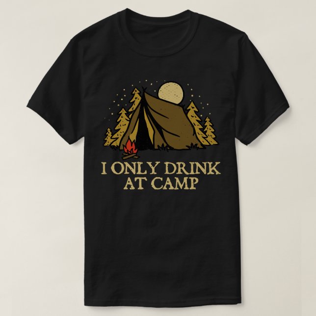 Drick endast på kaserndrickskammaren för alkoholkC T Shirt (Design framsida)