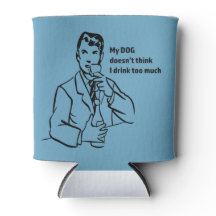 Drick för mycket Retro Man kan kyla