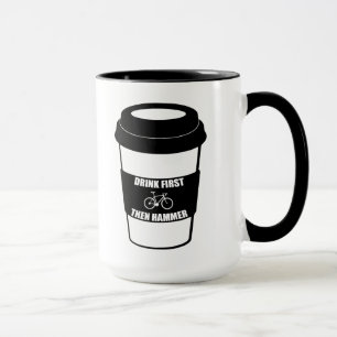 Drick först och sedan Hammer Mugg
