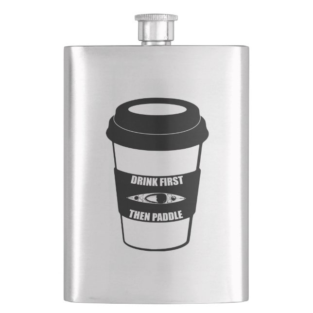 Drick först och sedan Paddle Fickplunta (Framsidan)