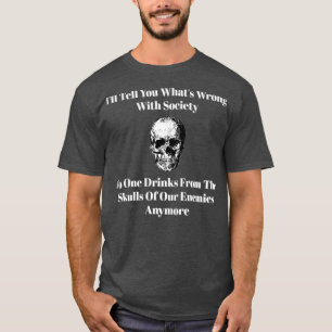 Drick från våra fiender Döskallar T Shirt