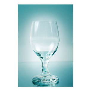 Drick glas. Konst Fototryck