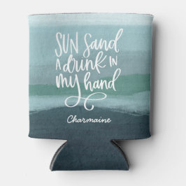 Drick i min hand | Blått Abstrakt av Anpassningsba