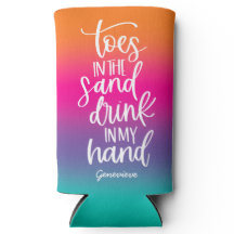 Drick i min hand Söt textdesign Gradient