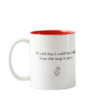 Drick i Peace-kaffet mugg