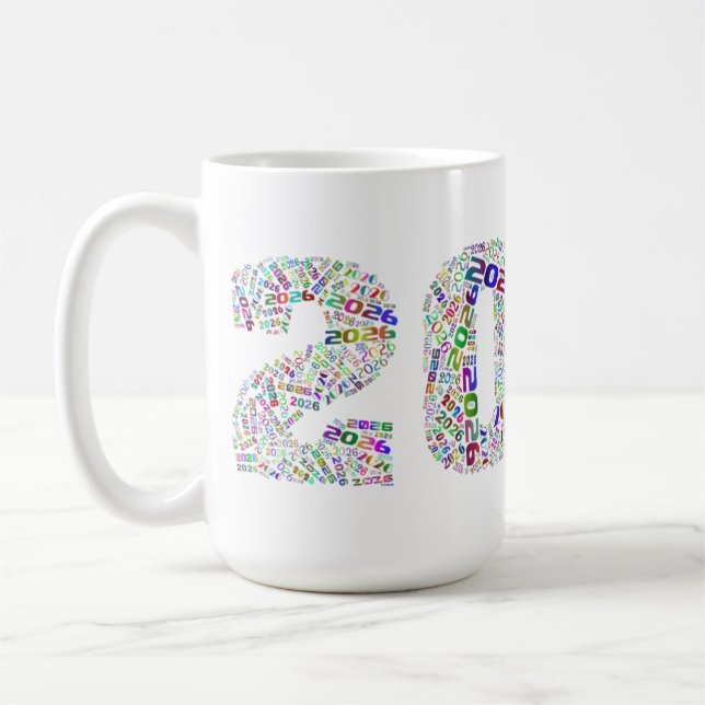 Drick in i 2026: Nedräkningsmugg Kaffemugg (Vänster)