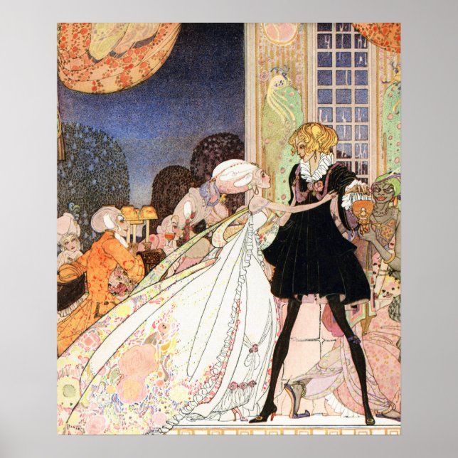 Drick inte! Art nouveau av Kay Nielsen Poster (Framsidan)