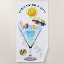 Drick inte och DIVE Beach Towel