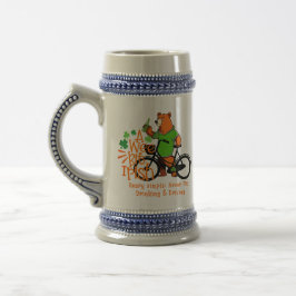 Drick inte St. Patrick's Day Irish Bear Sejdel