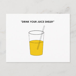 Drick Juice Shelby Vykort