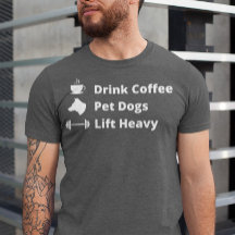 Drick kaffe Pet Hundar Hiss Heavy Gym Fit Fitness