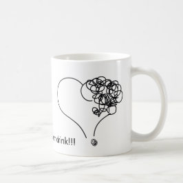 Drick kärlek! kaffemugg
