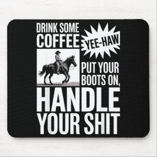 Drick lite kaffe Sätt din design Musmatta