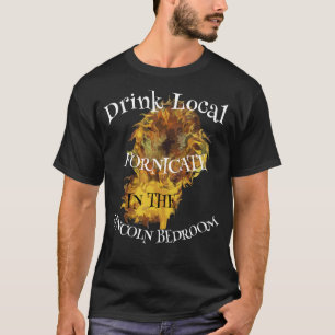 Drick Lokalt Horar Lincoln Soverum Vita Huset T Shirt