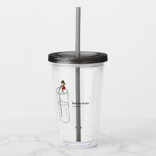 Drick massor av vatten Straw Kopp Take Away Mugg