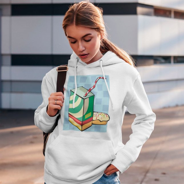 Drick med en straw Hoodie T Shirt (Skapare uppladdad)