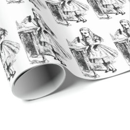 Drick mig Alice i Wonderland Wrapping Papper Presentpapper