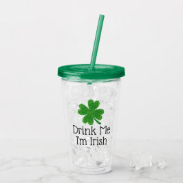 Drick mig att jag är Irish Klöver St. Patrick's Da Take Away Mugg