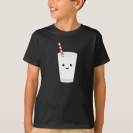 Drick mjölk! Lusnyj Kawaii-design! T Shirt