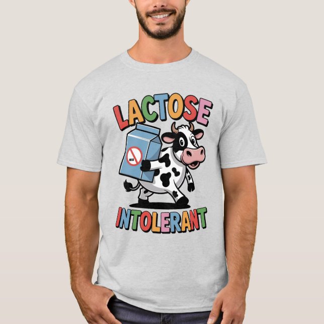 Drick mjölk Roligt Sarcasstiskt Meme T Shirt (Framsida)