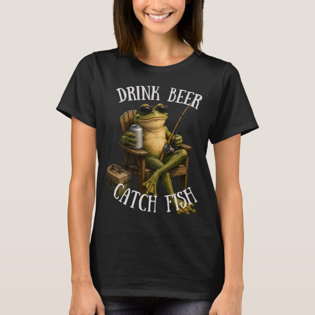 Drick Öl, Fånga Fisk T Shirt (Framsida)