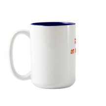 Drick på egen risk Rolig Retro Kaffemugg