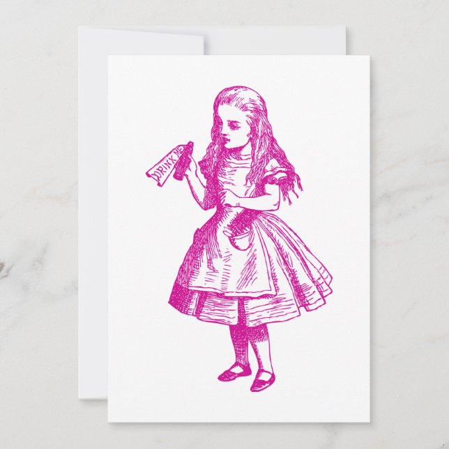 Drick Rosa med pennanteckningar (Framsida)