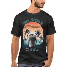 Drick, Smil, Solsken T-Shirt – Sommar Vibes Grafi