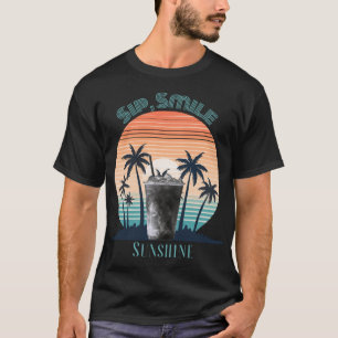 Drick, Smil, Solsken T-Shirt – Sommar Vibes Grafi