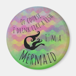 Drick som en fisk! - Färgskala Magnet