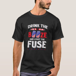 Drick Sprit och tänd den fuktande droppen. T Shirt