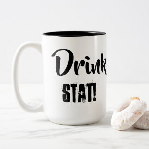 Drick Stat!Mugg Två-Tonad Mugg