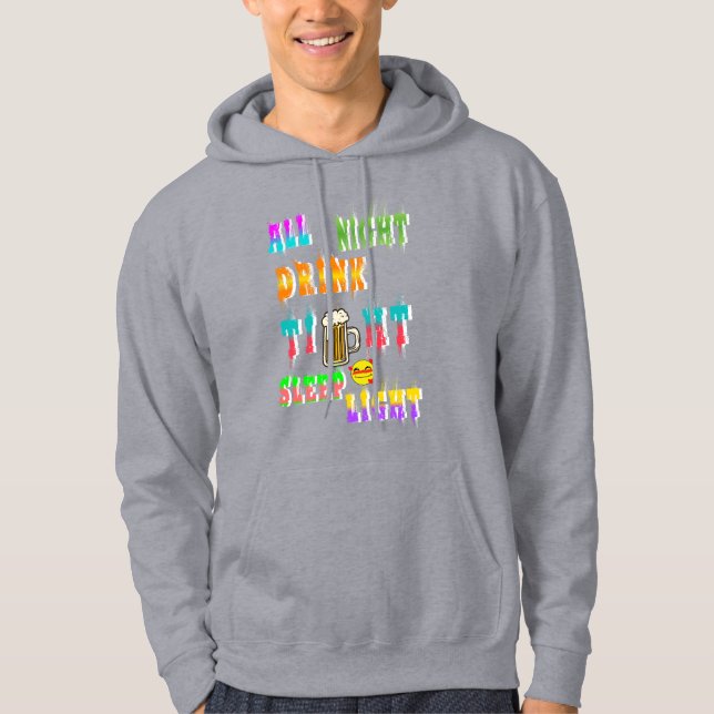 Drick tätt viloläge under natten hoodie (Framsida)