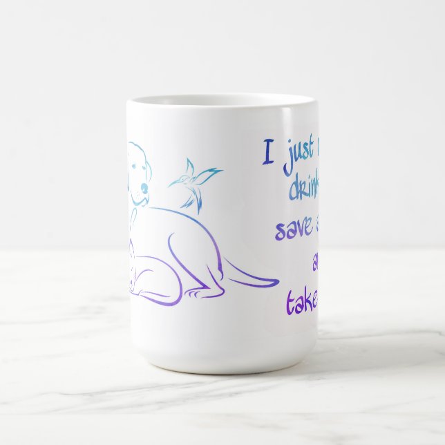 Drick tea Spara Animals och ta kranar Kaffemugg (Center)
