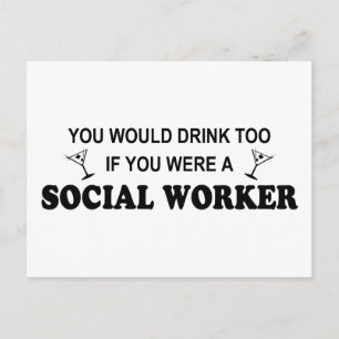 Drick till - Social Worker Vykort