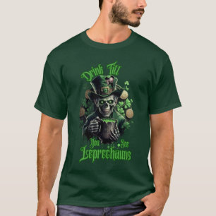 Drick tills du ser Leprechaunsarna St Paddys Celeb T Shirt
