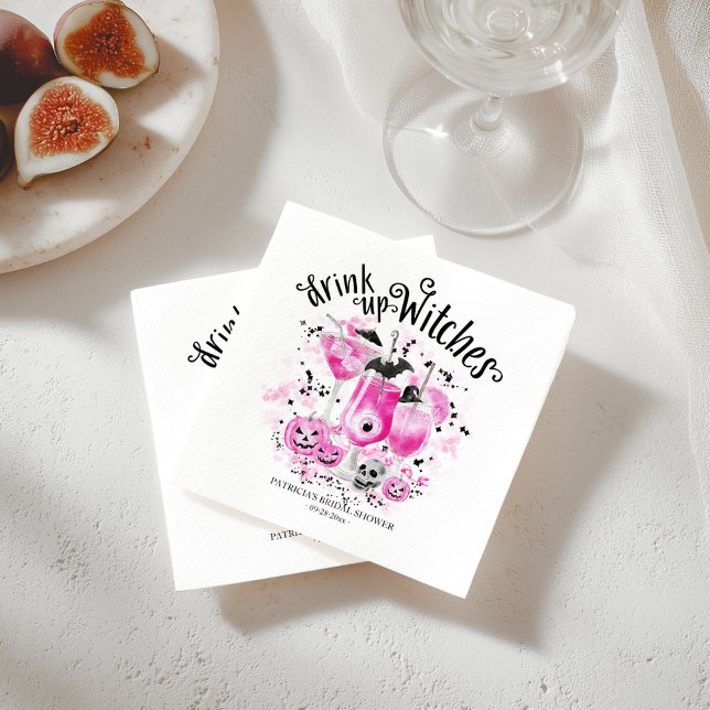 Drick upp Häxans Cocktail Halloween Bröllopsfest Pappersservett (Skapare uppladdad)