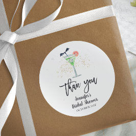 Drick Upp Häxor Halloween Cocktail Bröllopsfest Runt Klistermärke