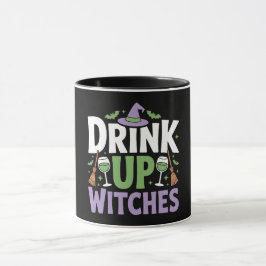 Drick Upp Häxor Halloween-fest Mugg