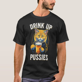 Drick upp Pussies Cat T Shirt