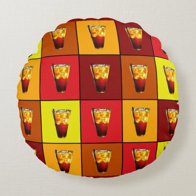 Drick upp rund kudde (Framsidan)