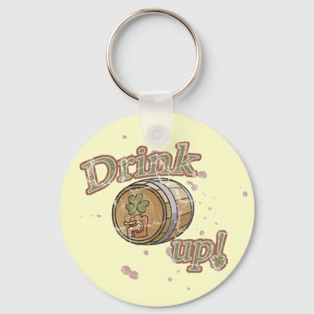 Drick upp St. Patrick-Day Keychain Nyckelring (Framsida)