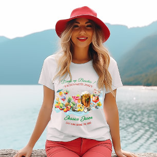 Drick Upp Stränder Cocktail Frukt Möhippa T Shirt