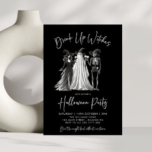 Drick upp vitcher Cocktails Vuxen Halloween fest Inbjudningar