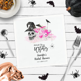 Drick upp Whitches Halloween Möhippa Napkins Pappersservett