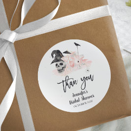 Drick upp Whitches Halloween-Möhippa Runt Klistermärke