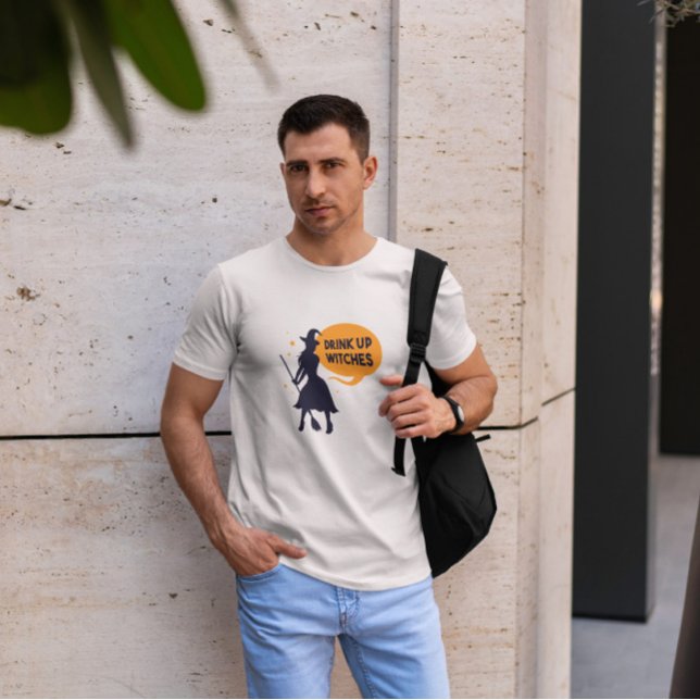 Drick upp Witches Funny Halloween-citattecken T Shirt (Skapare uppladdad)