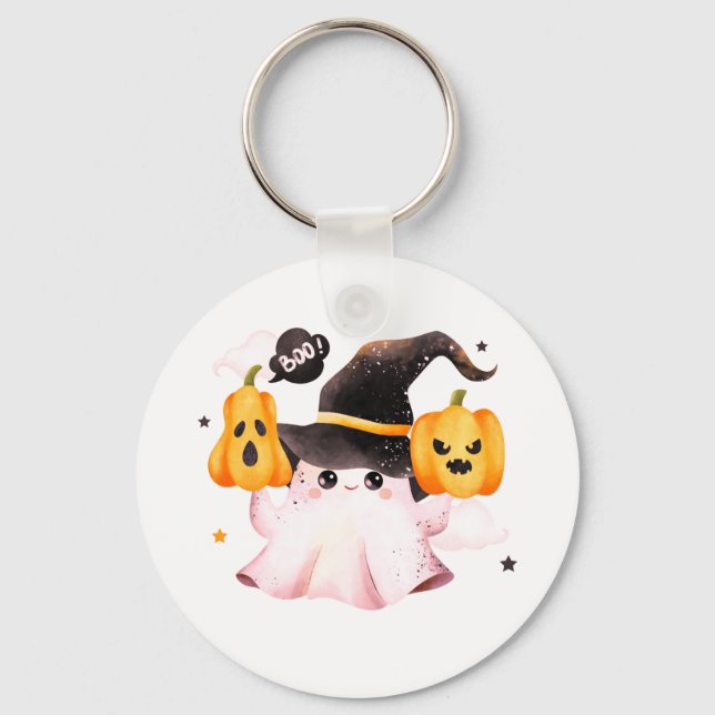 Drick upp Witches Halloween Tote Bag - Spooky Witc Nyckelring (Framsida)